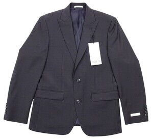 Bar III Suit Jacket 36 R Mens  Slim Fit Purple Stretch Wool Peak Two Button
